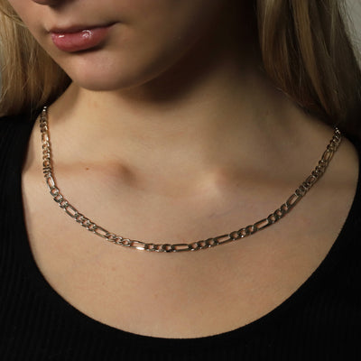 White Gold Figaro Chain