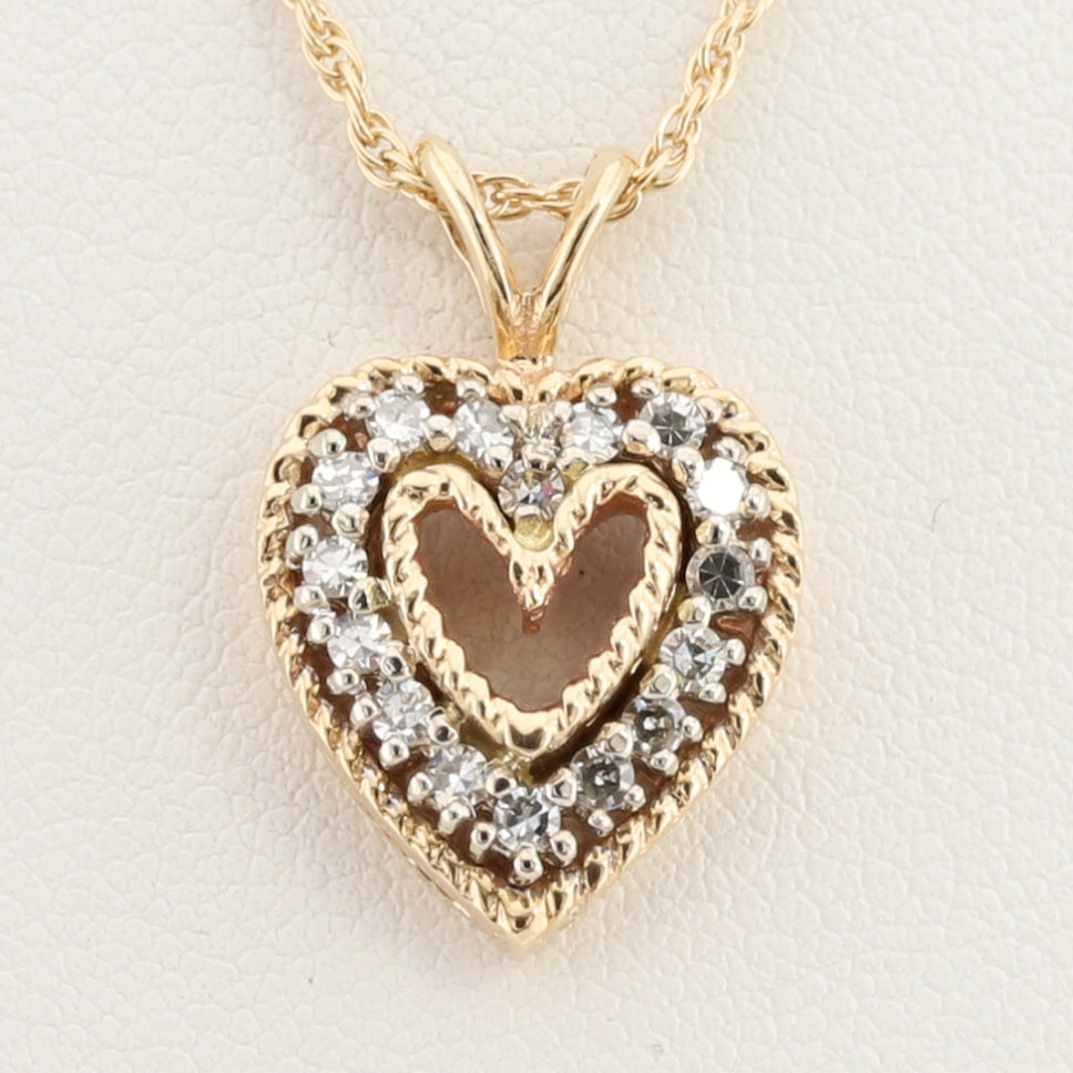 Diamond Heart Pendant