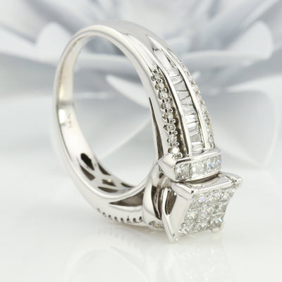 Diamond Invisible Set Ring