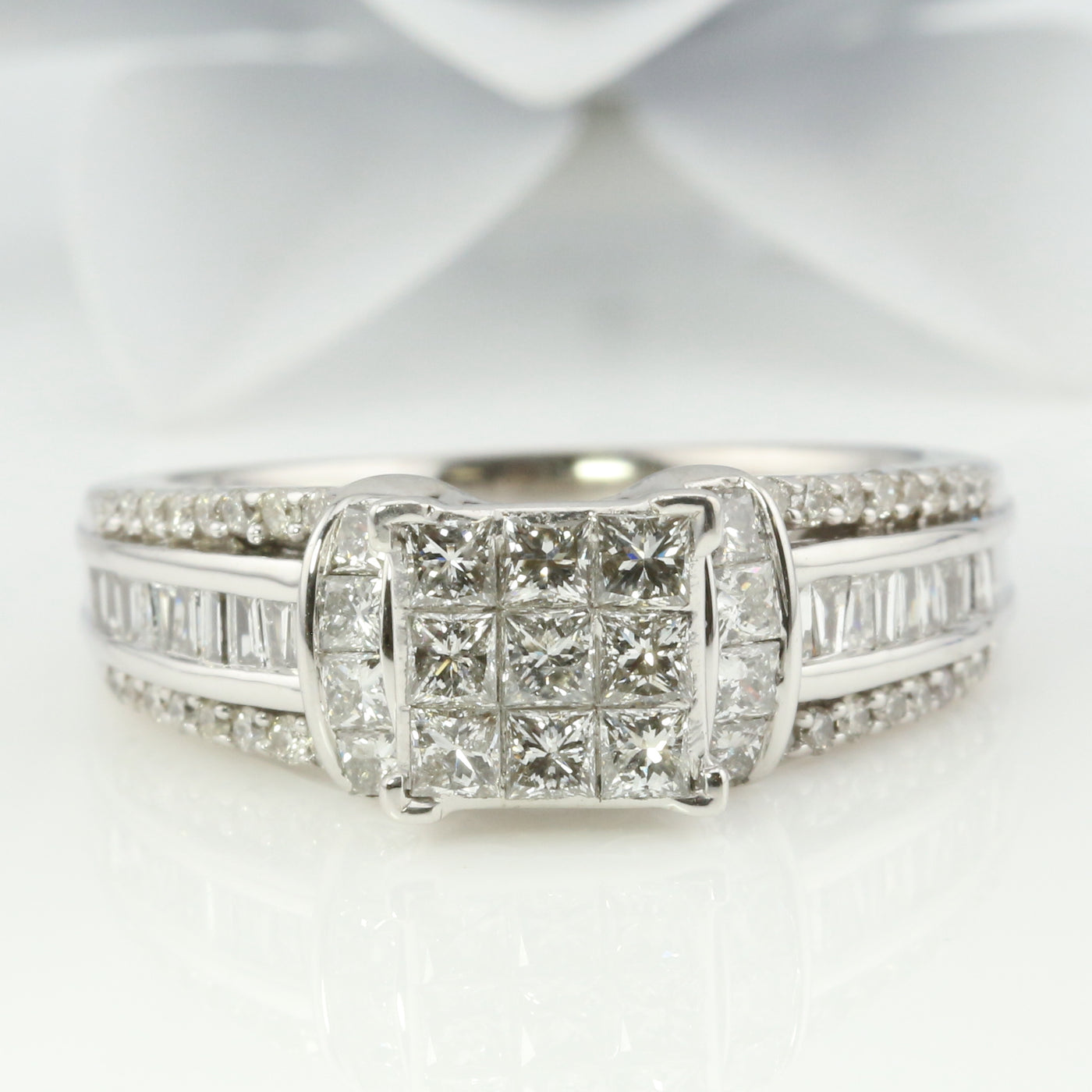 Diamond Invisible Set Ring