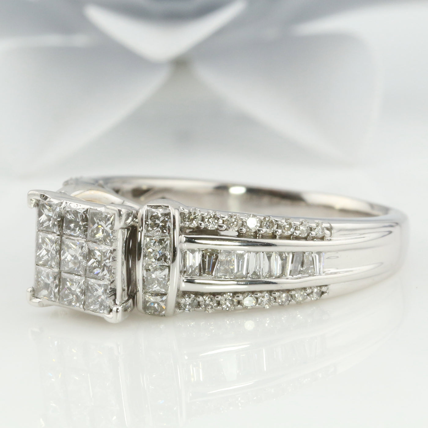 Diamond Invisible Set Ring