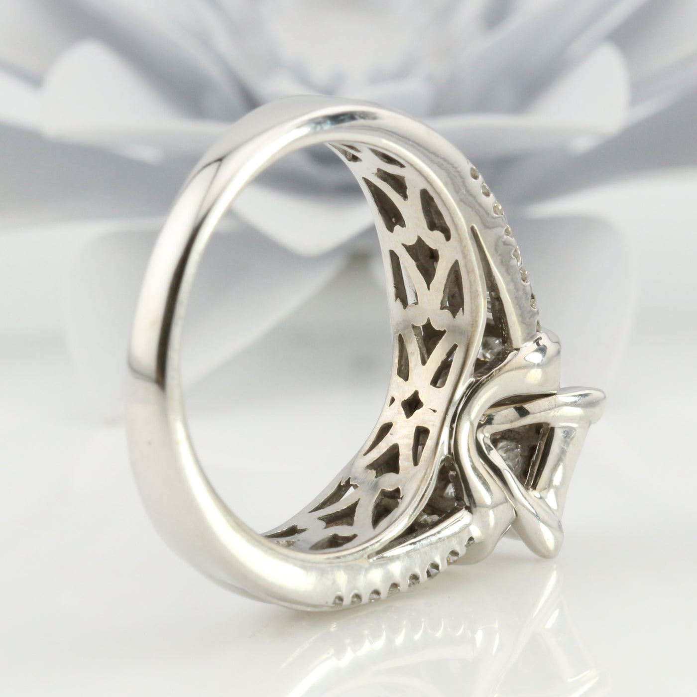 Diamond Invisible Set Ring