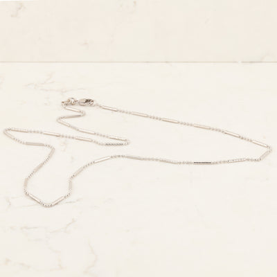 18kt White Gold Fancy Chain