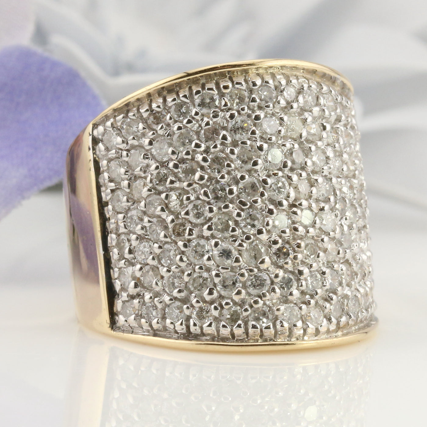Diamond Pave Top Ring
