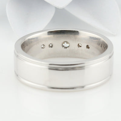 Gents Diamond Wedding Band