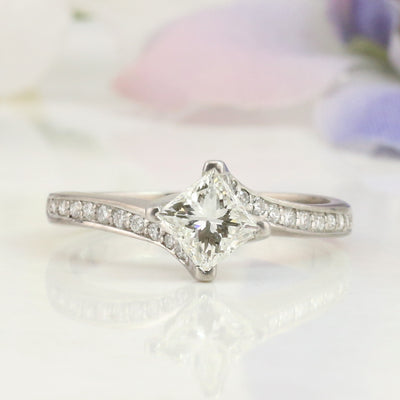 Maple Leaf Diamond Ring