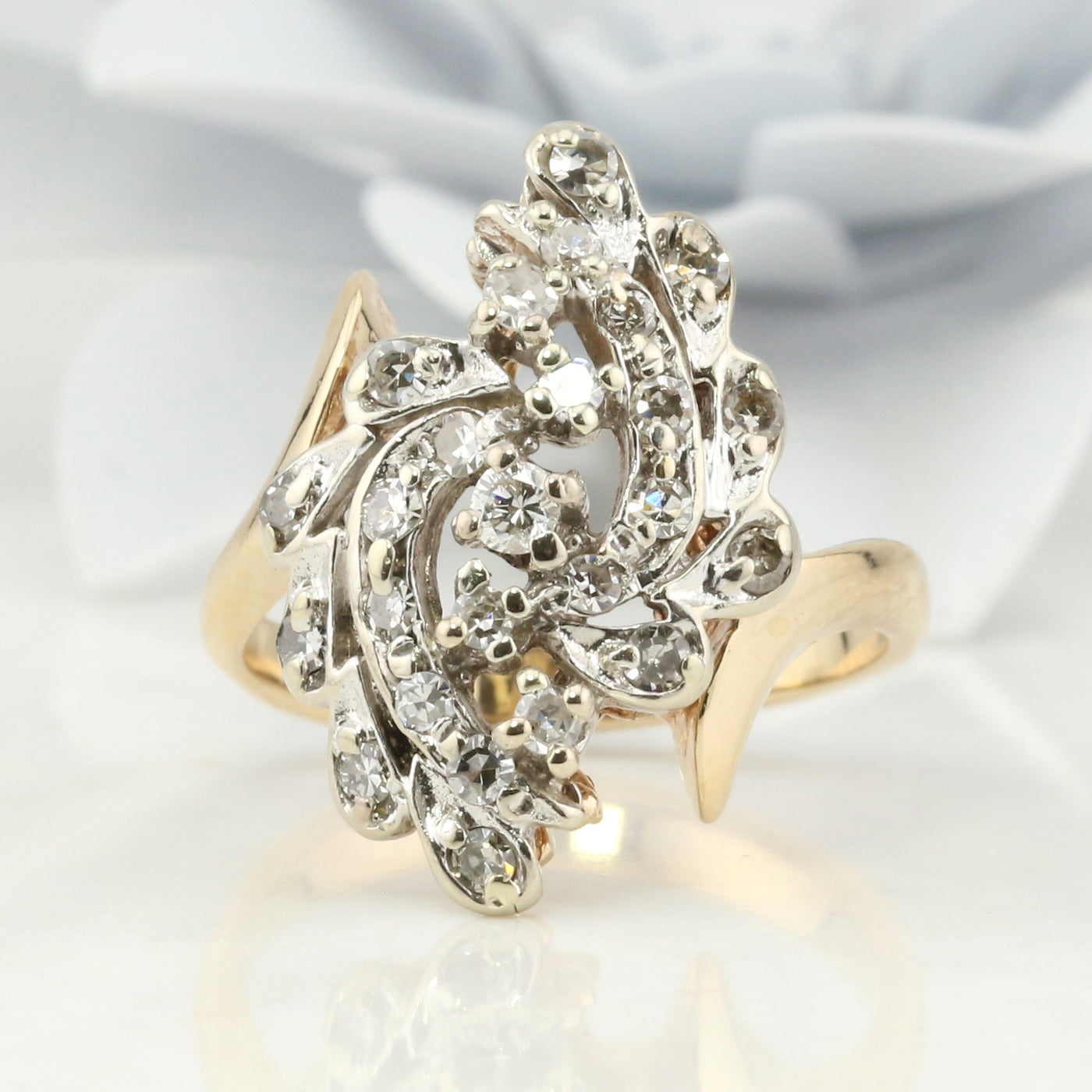 Diamond Cluster Ring