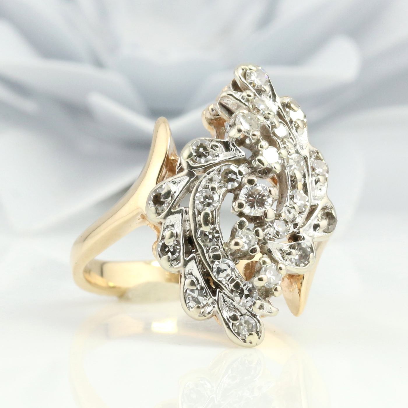 Diamond Cluster Ring