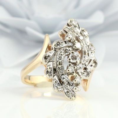 Diamond Cluster Ring