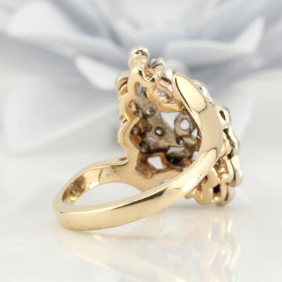 Diamond Cluster Ring