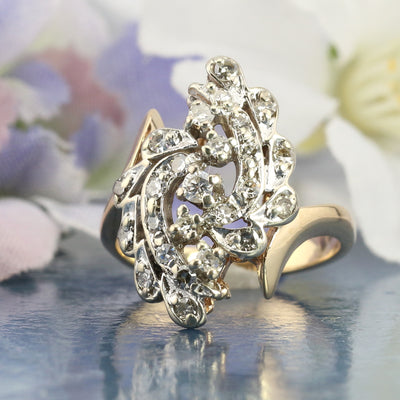 Diamond Cluster Ring