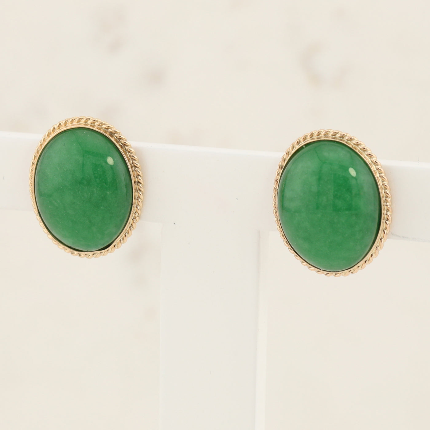 Jade Stud Earrings