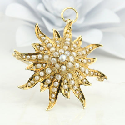 Sunburst Brooch