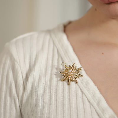 Sunburst Brooch