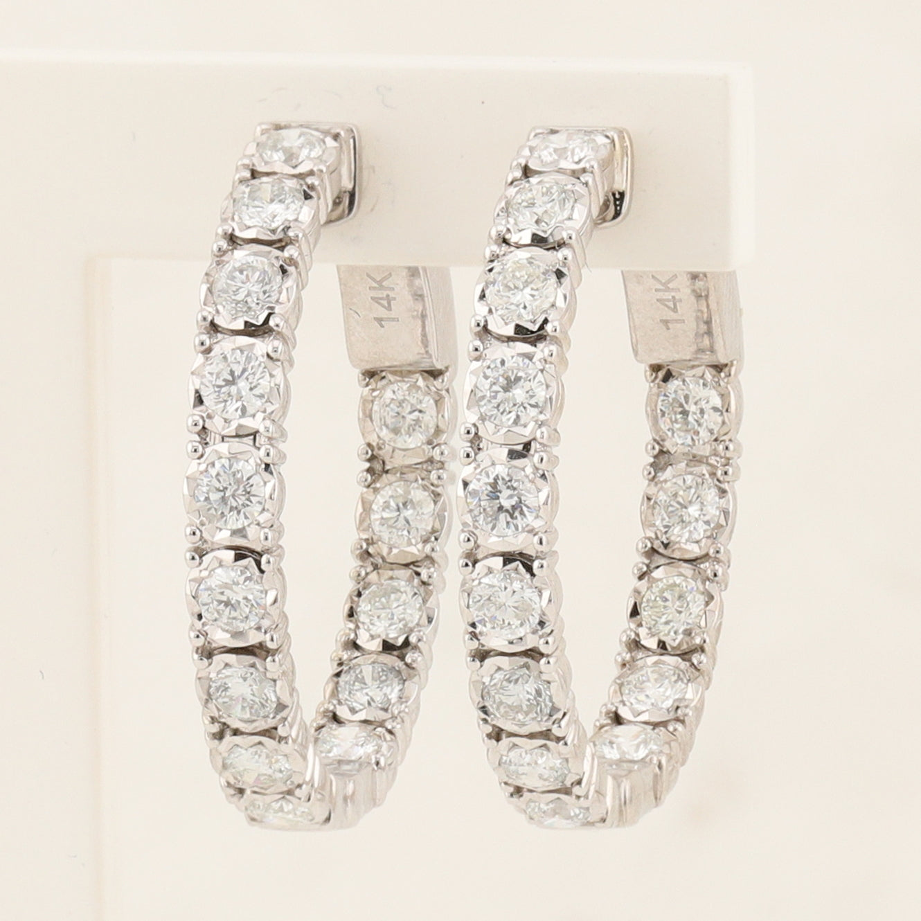 Inside-Out Diamond Hoops