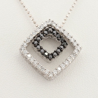 Double Square Floating Pendant & Chain
