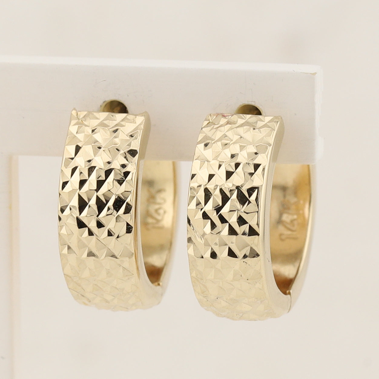 Yellow Gold Huggies