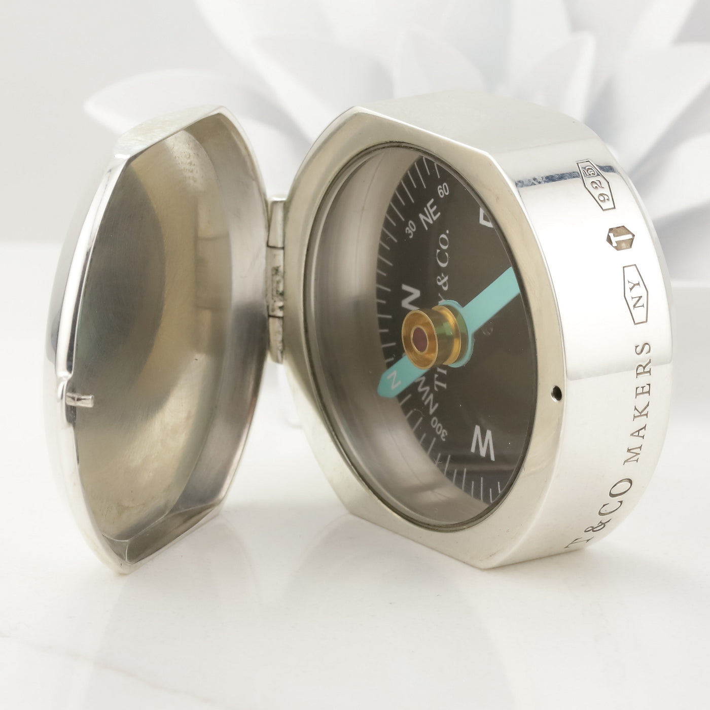 Sterling Silver Compass
