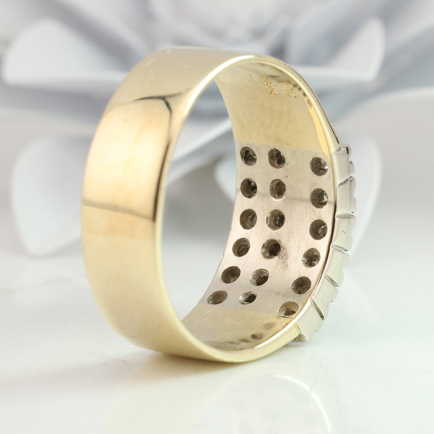 Three Row Diamond Ring