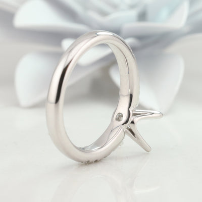 White Gold Diamond Semi Mount
