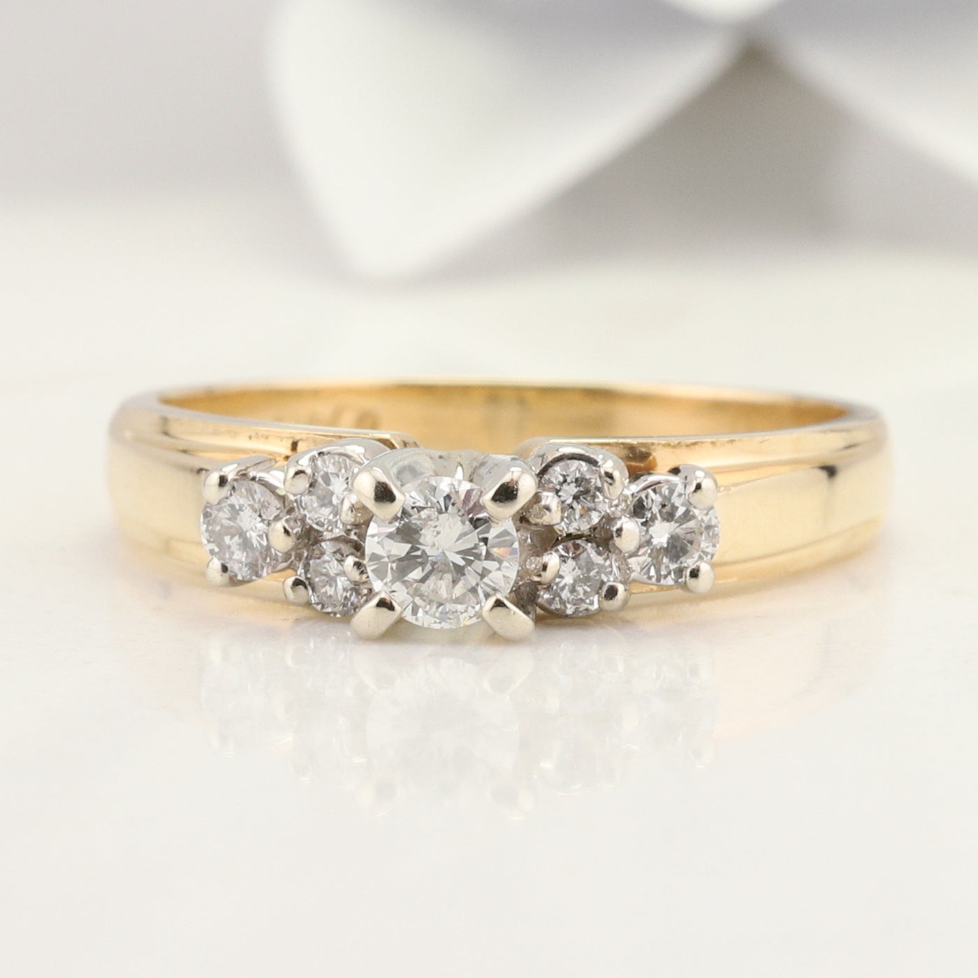 Yellow Gold Diamond Engagement Ring