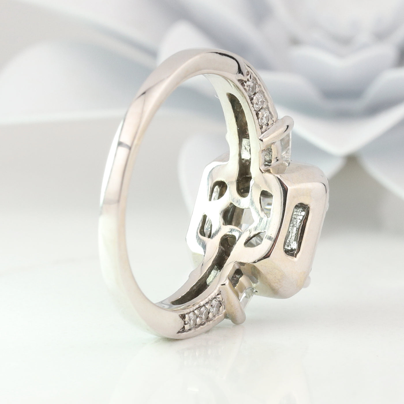 White Gold Diamond Ring