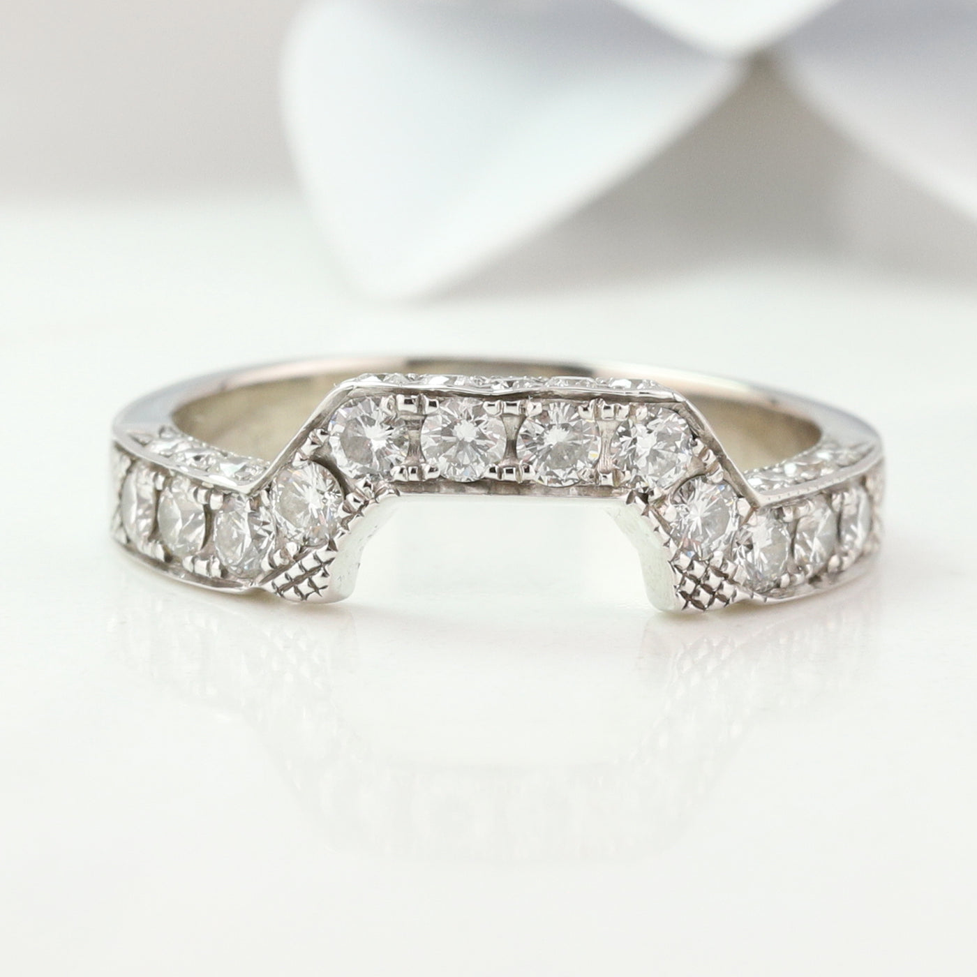 White Gold Fitted Ring