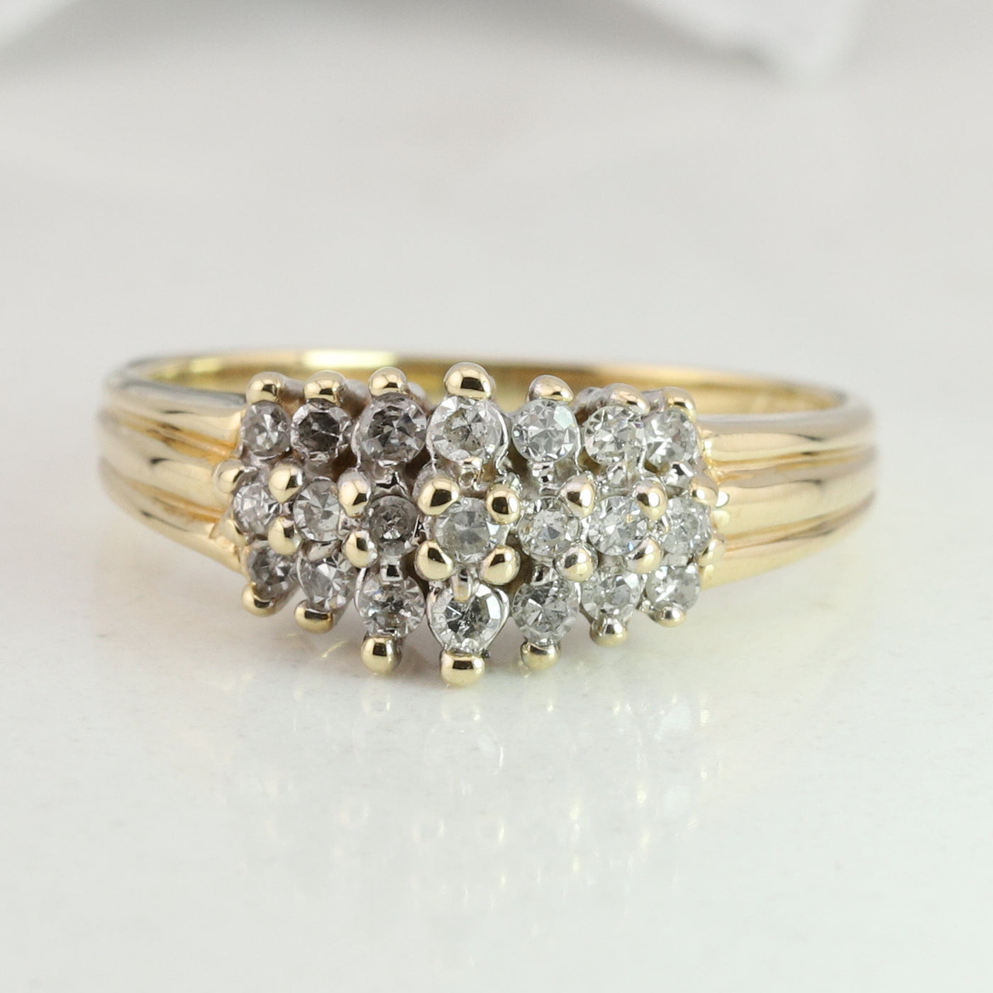 Diamond Stairway Ring