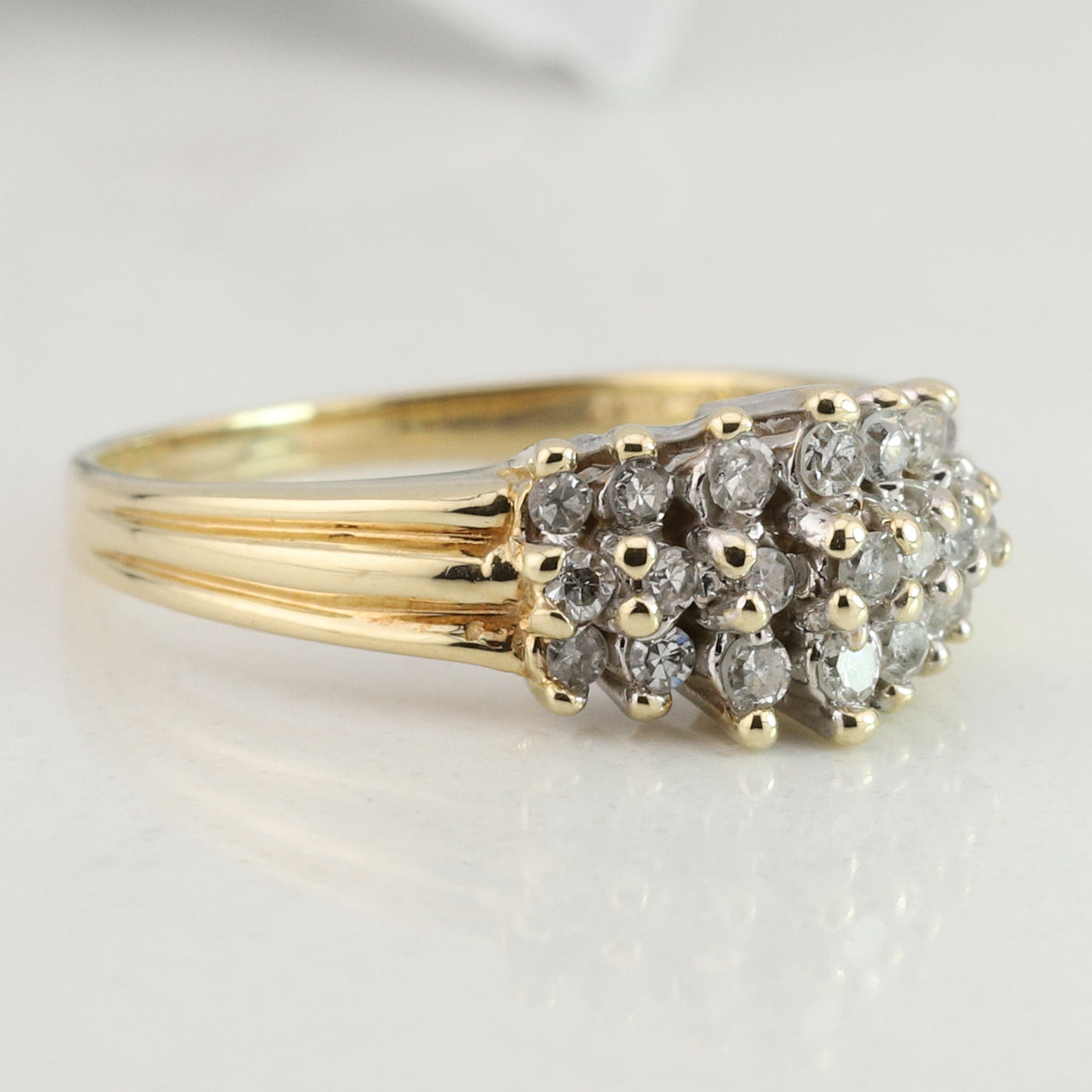 Diamond Stairway Ring