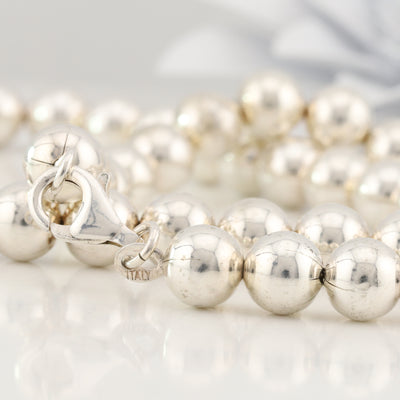 Sterling Silver Ball Necklace
