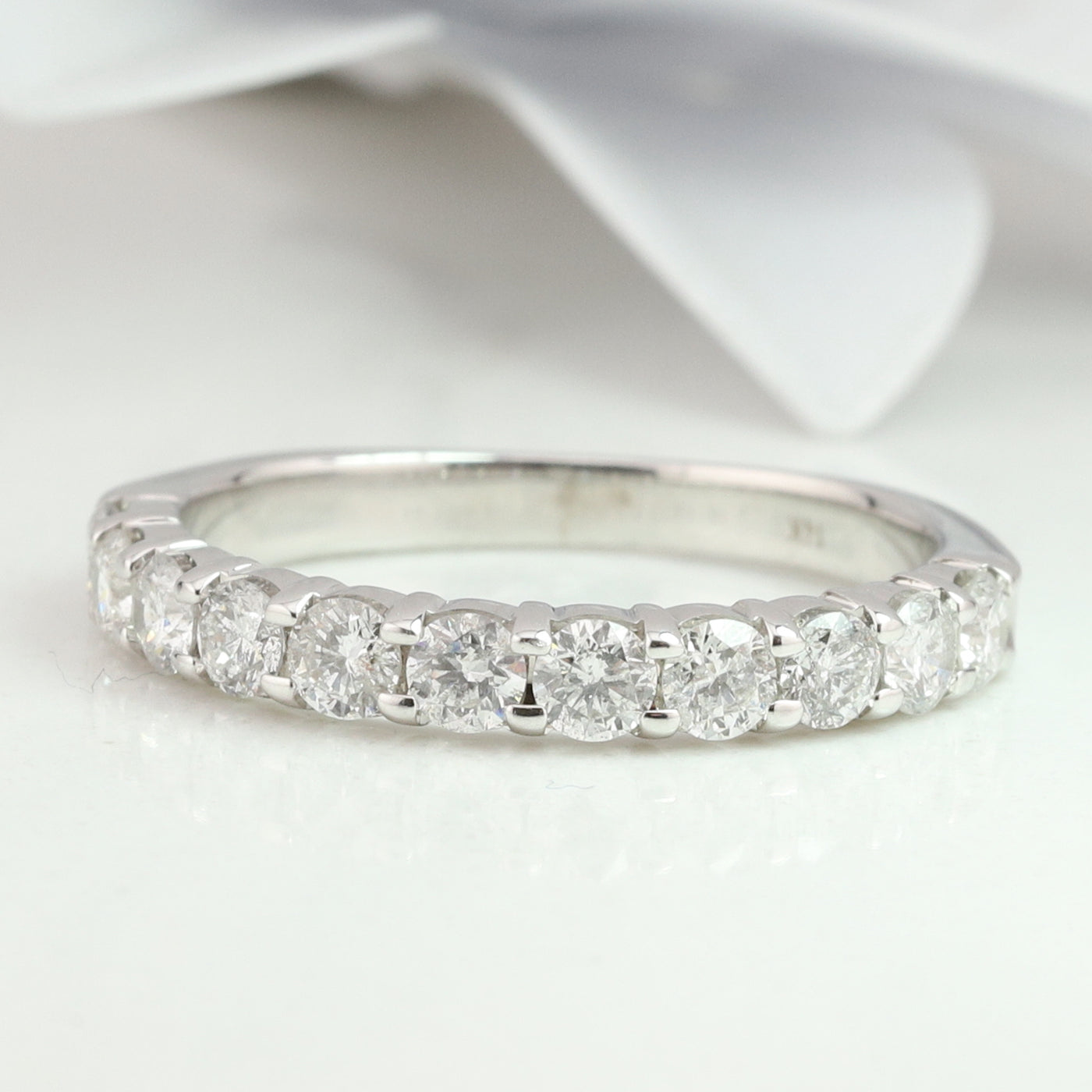 White Gold Eternity Band
