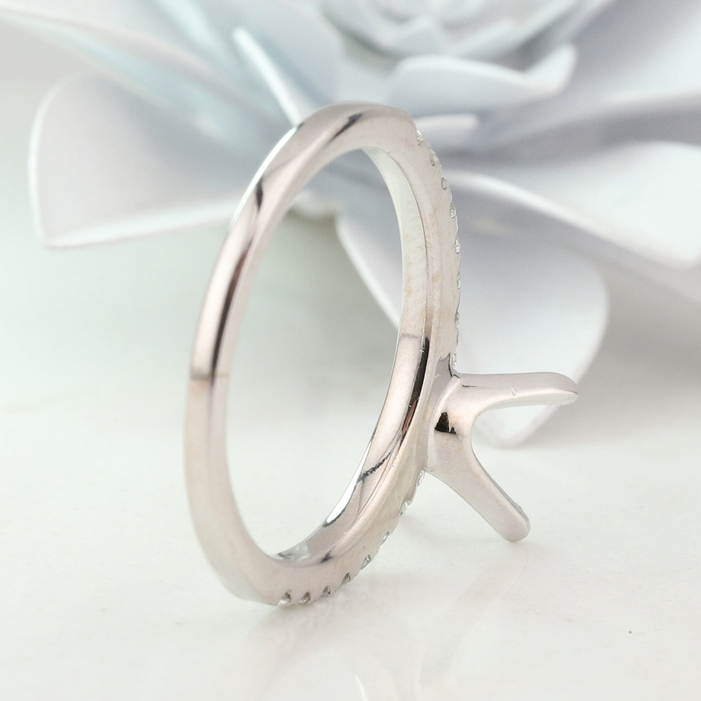 White Gold Setting Mount