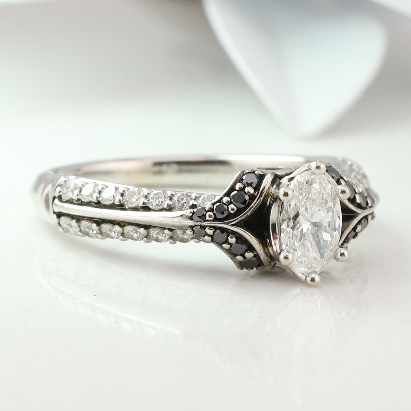 White Gold Diamond Ring