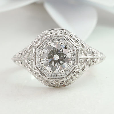 White Gold Diamond Ring