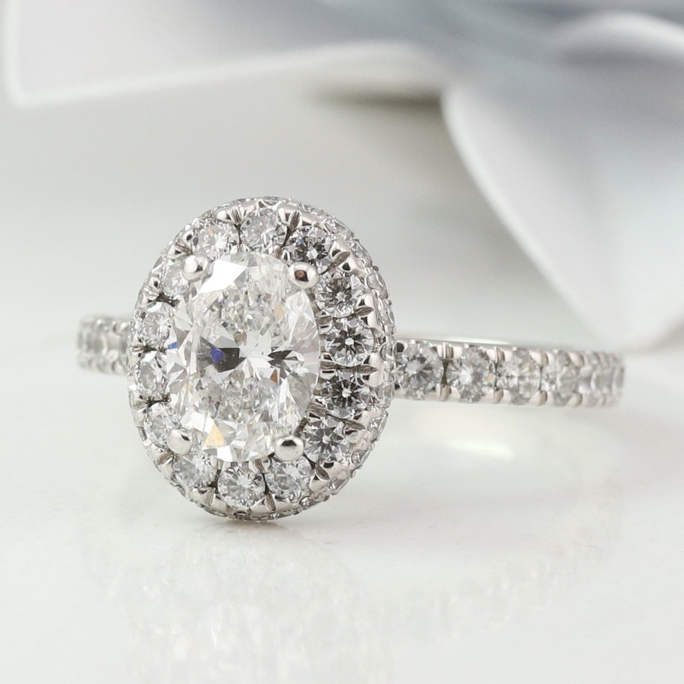 White Gold Diamond Ring