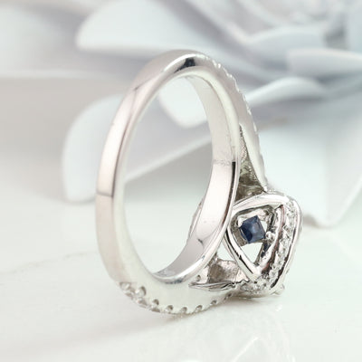 White Gold Diamond Semi Mount