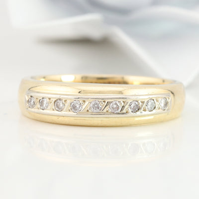 Yellow Gold Anniversary Ring