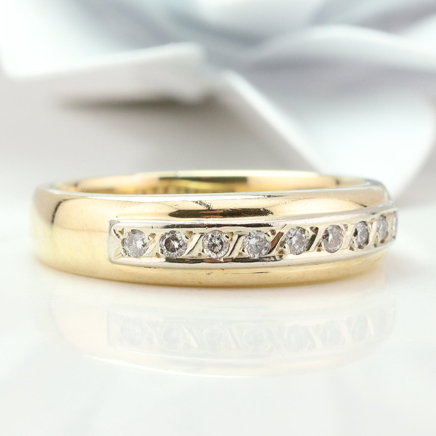 Yellow Gold Anniversary Ring