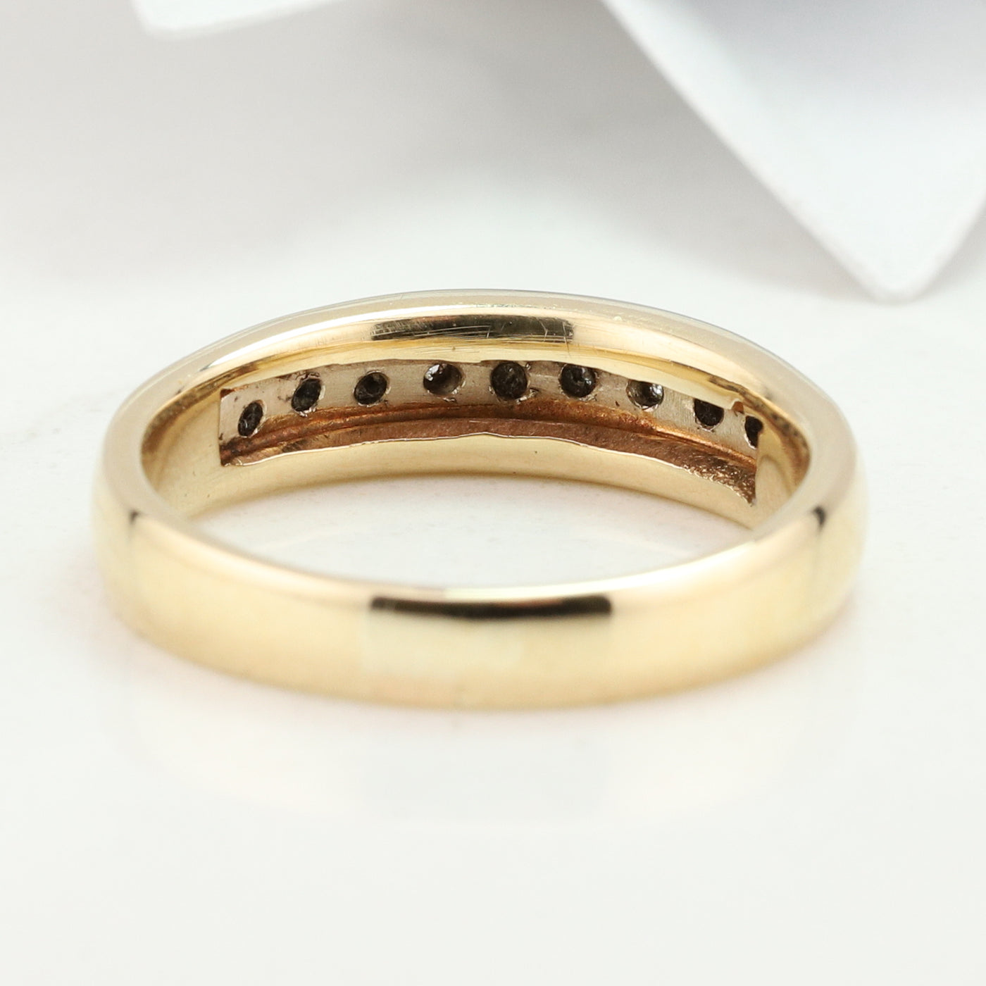 Yellow Gold Anniversary Ring