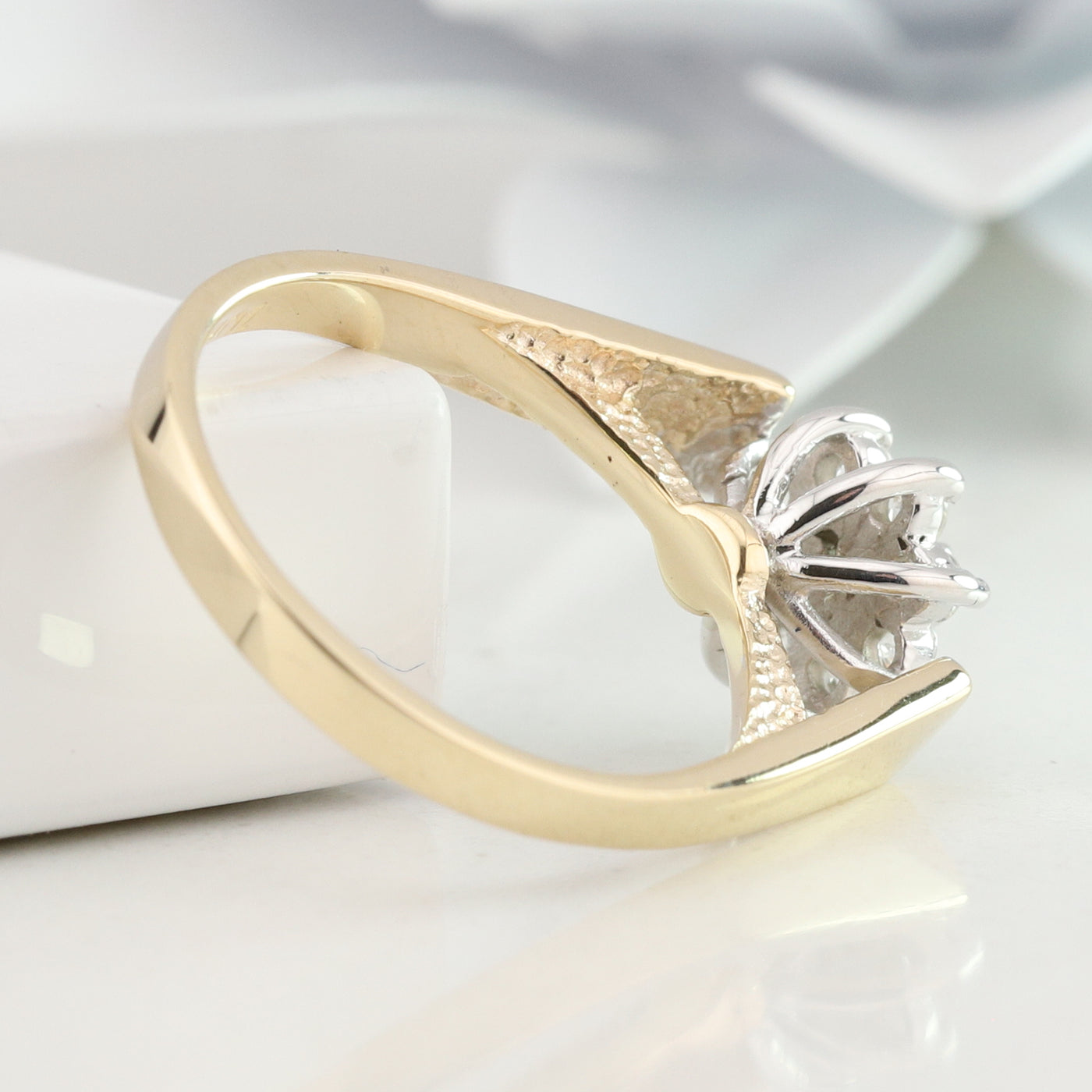 Diamond Cluster Ring
