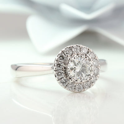 White Gold Diamond Ring