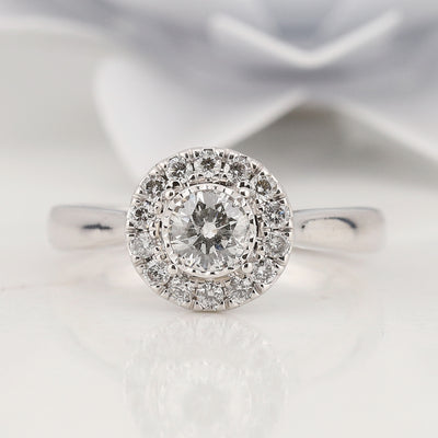 White Gold Diamond Ring