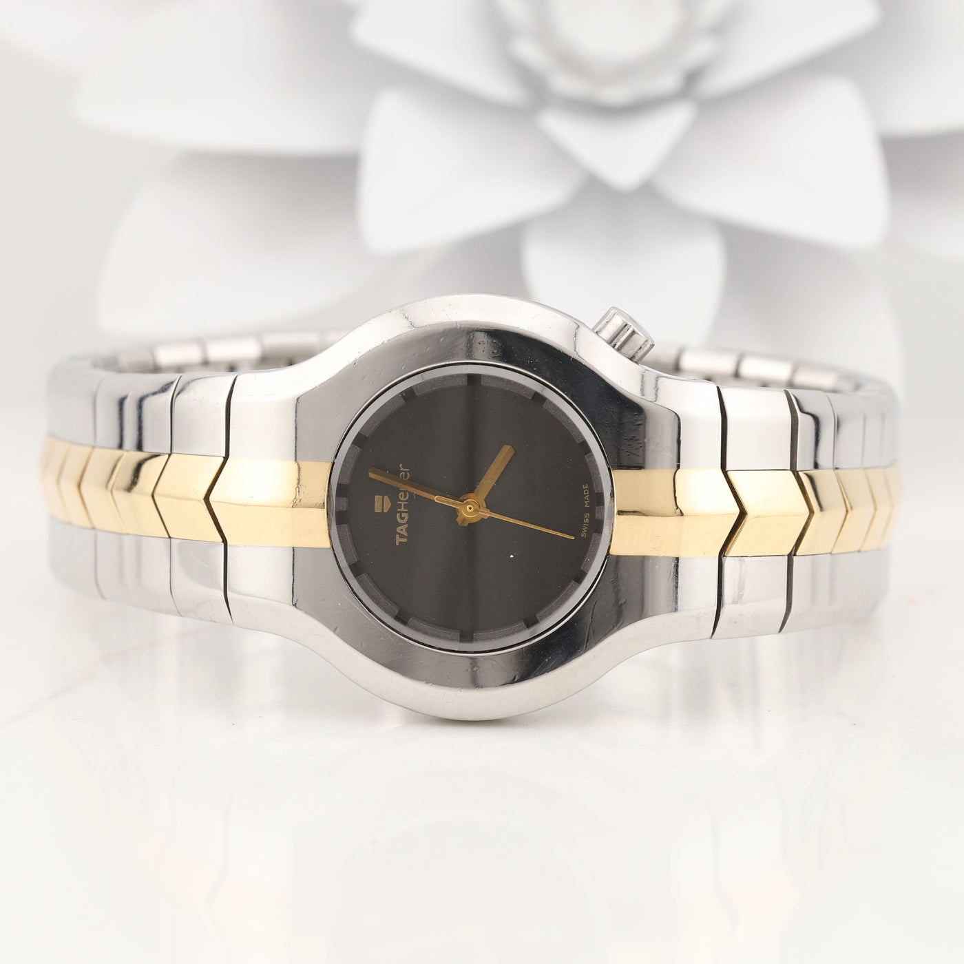 Two Tone Tag Heuer Watch