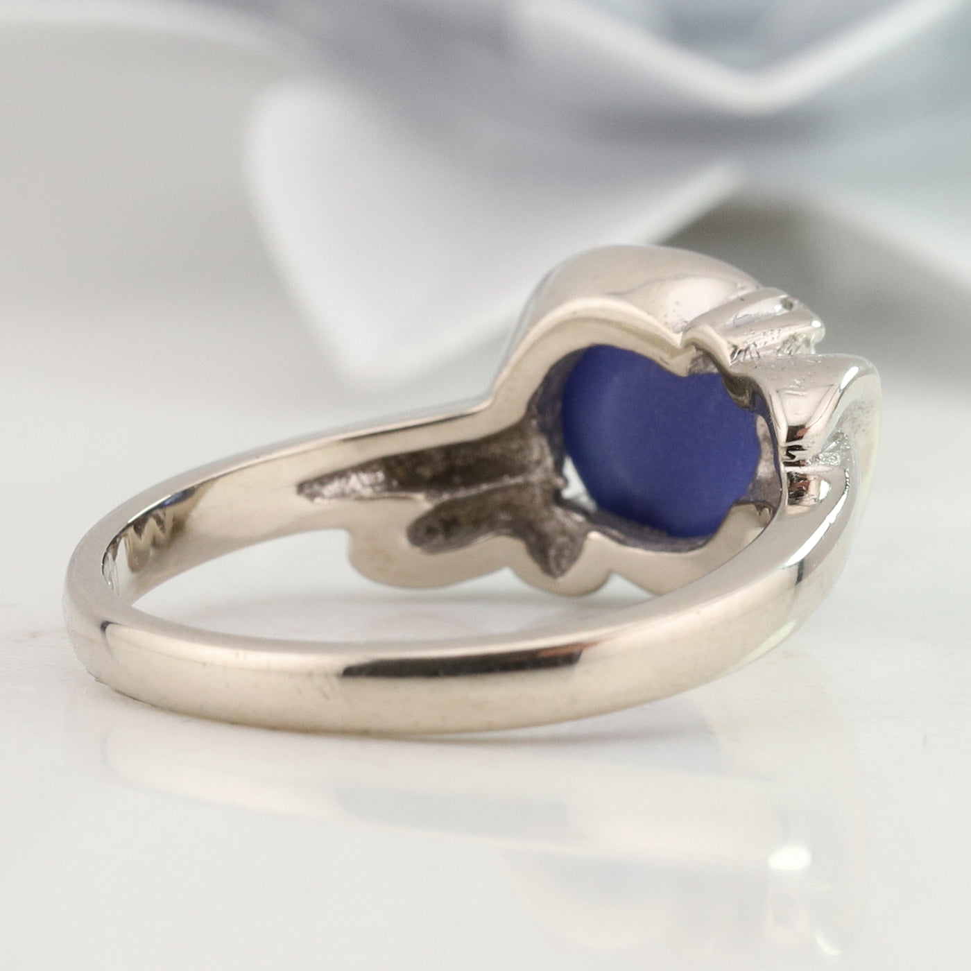 Synthetic Blue Star Sapphire Ring