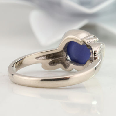 Synthetic Blue Star Sapphire Ring
