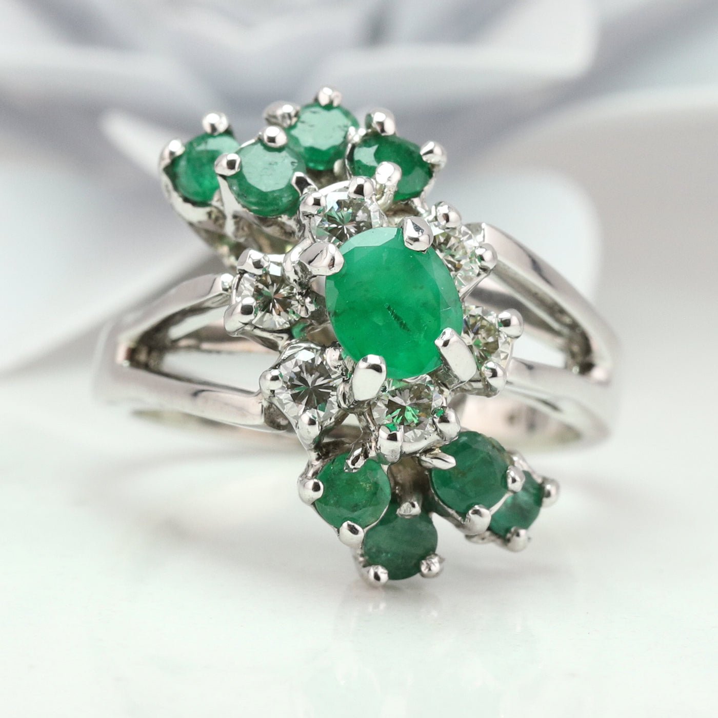 Emerald & Diamond Ring