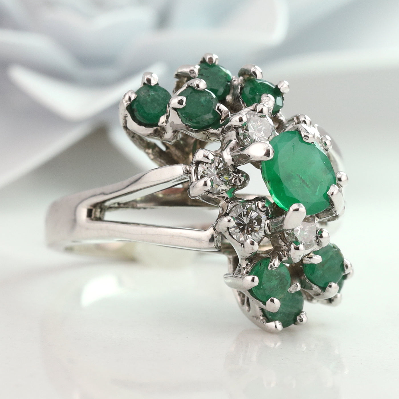 Emerald & Diamond Ring