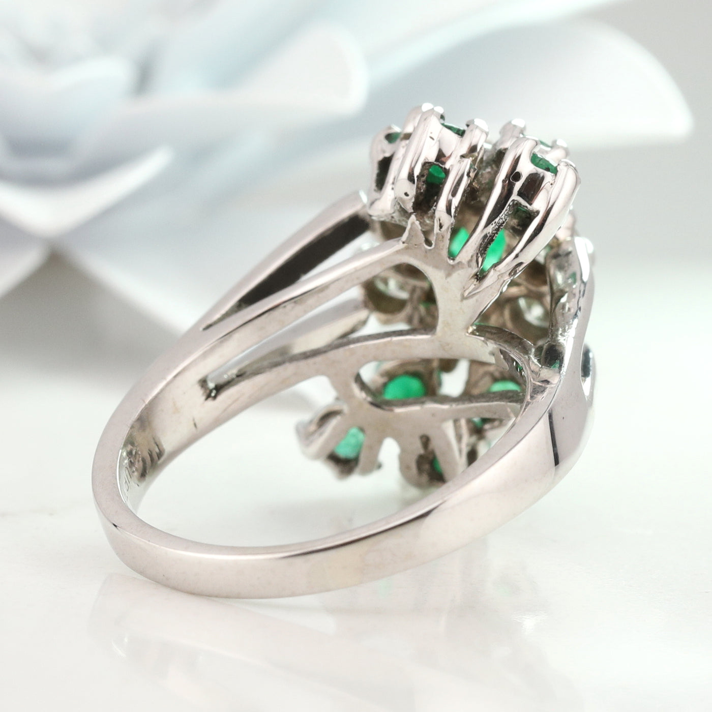 Emerald & Diamond Ring