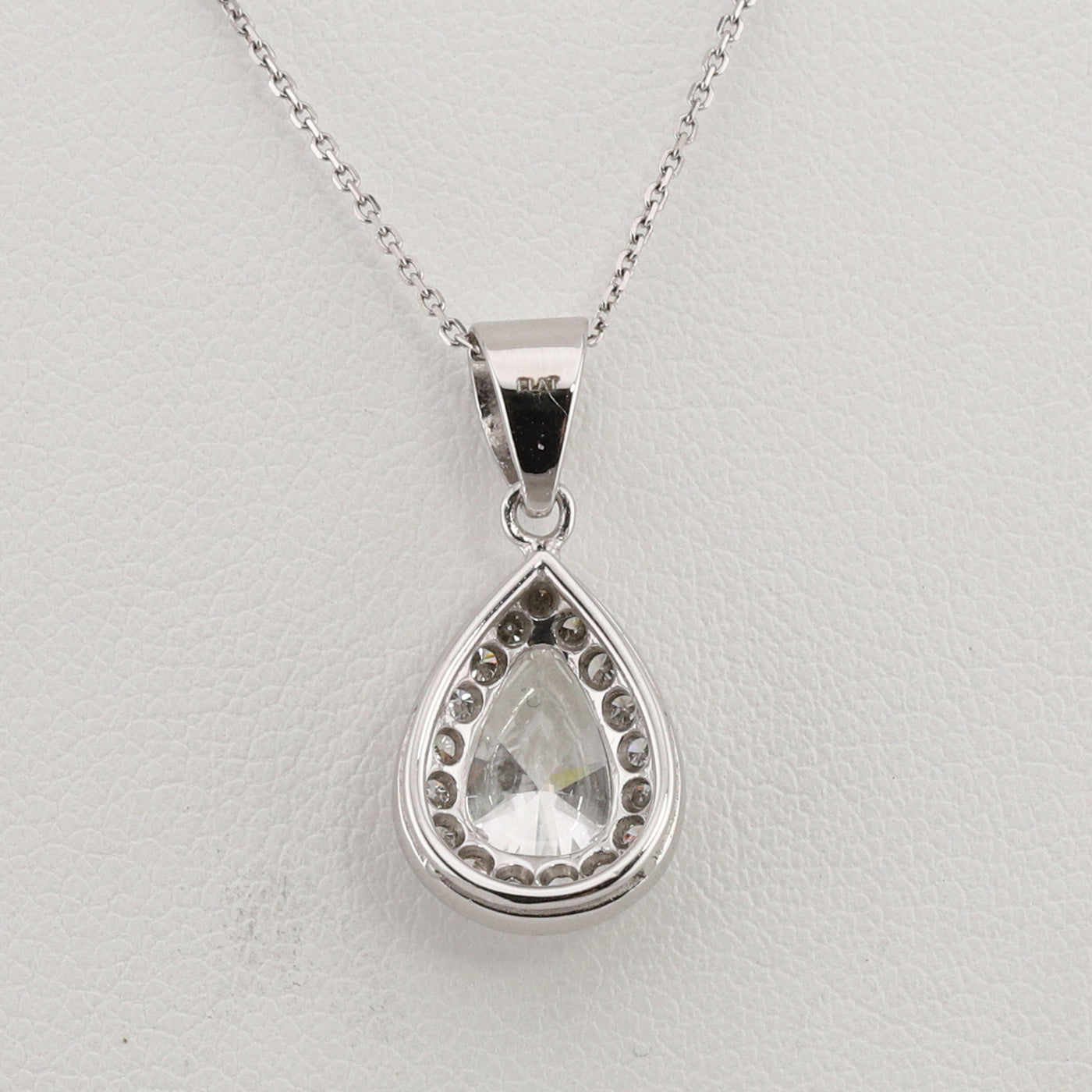 Lab Diamond Pear Pendant