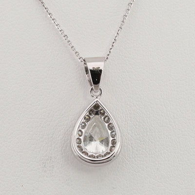 Lab Diamond Pear Pendant